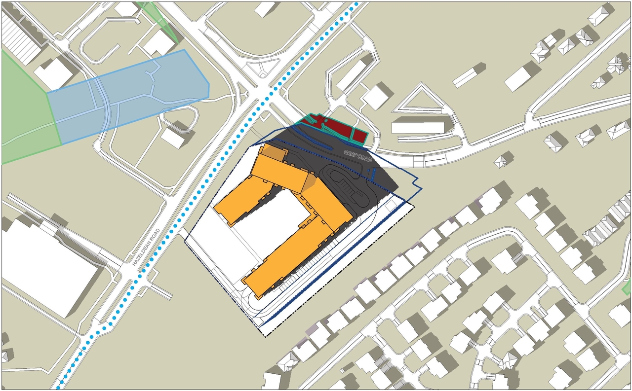 Construction site plan for project from page 90 of the file '2025-03-13 - UDRP Report - D02-02-24-0086'