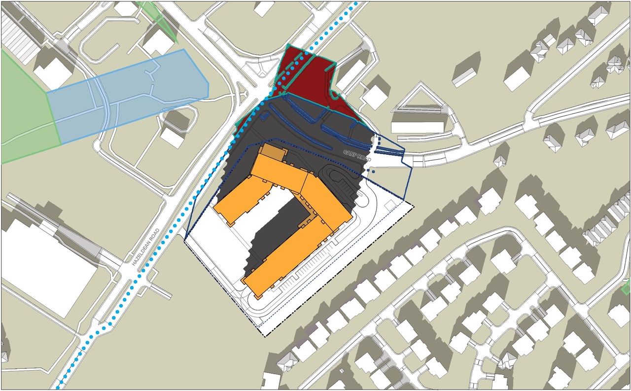Construction site plan for project from page 97 of the file '2025-03-13 - UDRP Report - D02-02-24-0086'