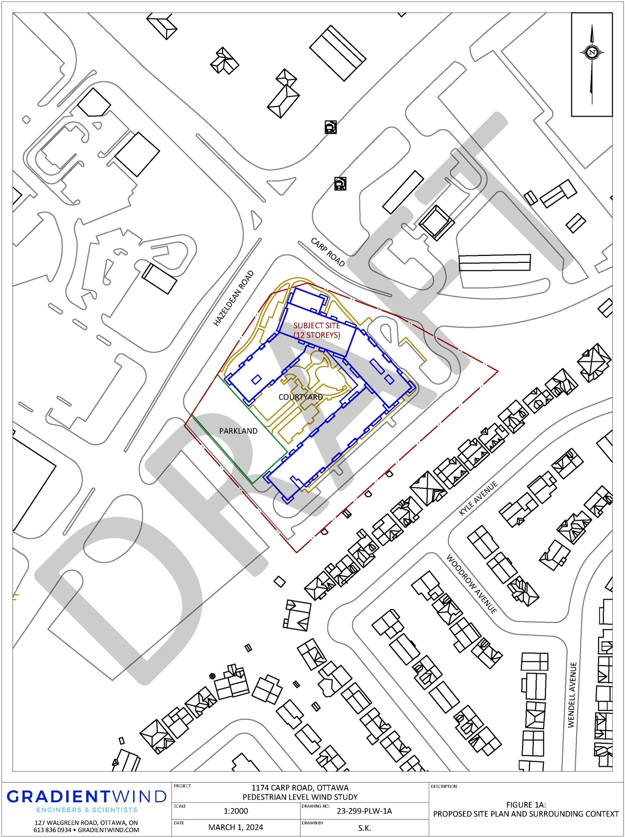 Construction site plan for project from page 117 of the file '2025-03-13 - UDRP Report - D02-02-24-0086'