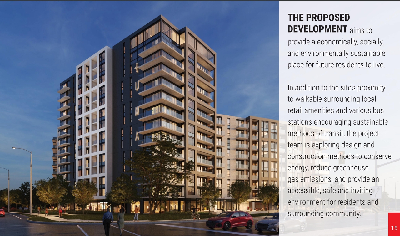Rendering of building from page 15 of the file '2025-04-03 - UDRP DESIGN BRIEF - D02-02-24-0086'