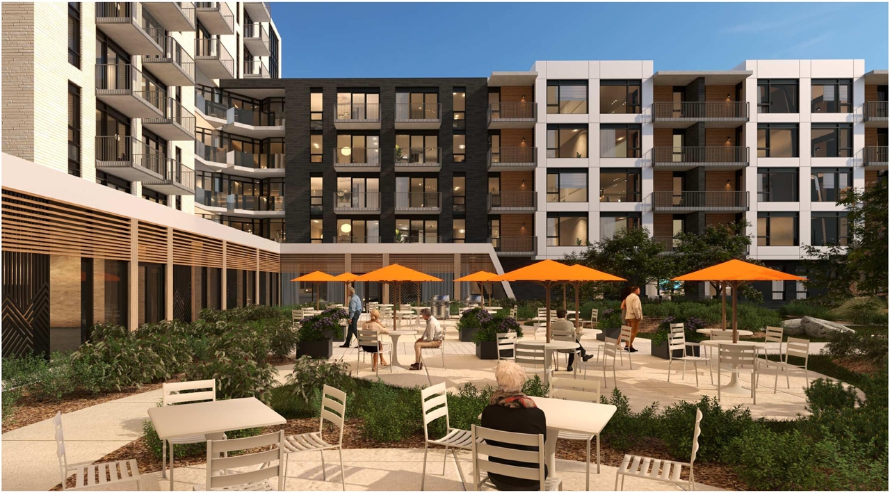 Rendering of building from page 53 of the file '2025-04-03 - UDRP DESIGN BRIEF - D02-02-24-0086'