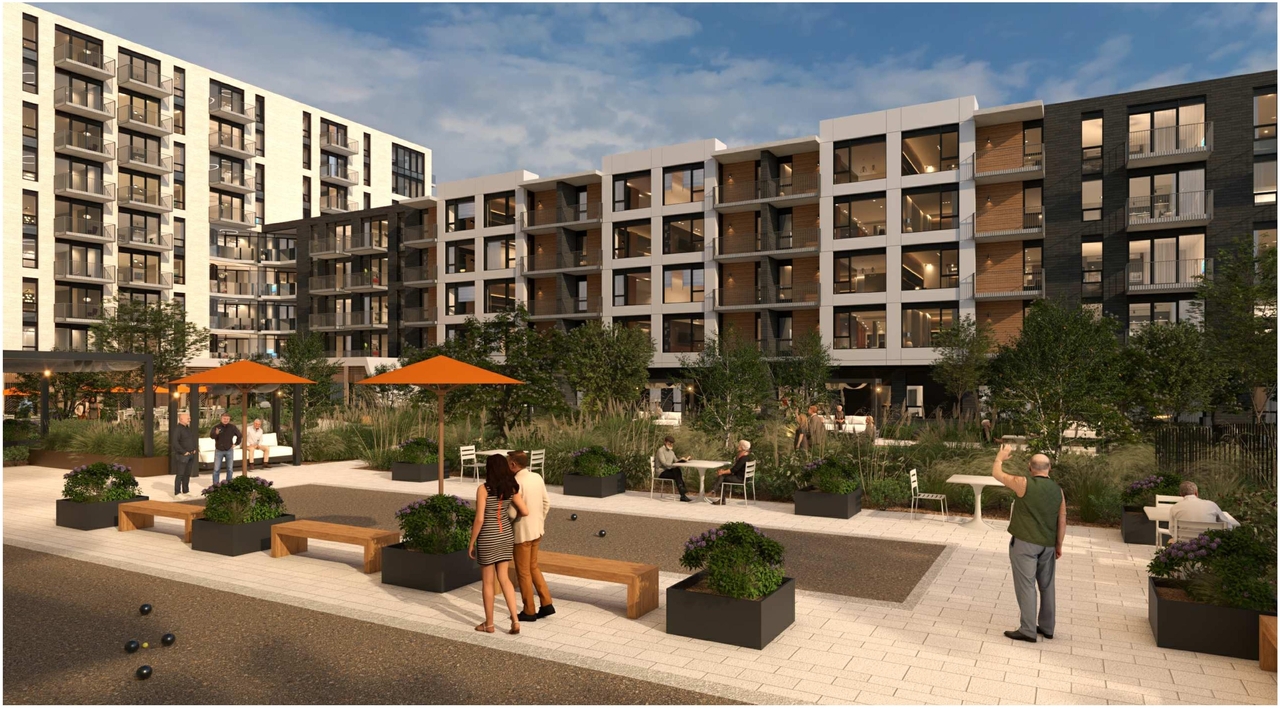 Rendering of building from page 54 of the file '2025-04-03 - UDRP DESIGN BRIEF - D02-02-24-0086'