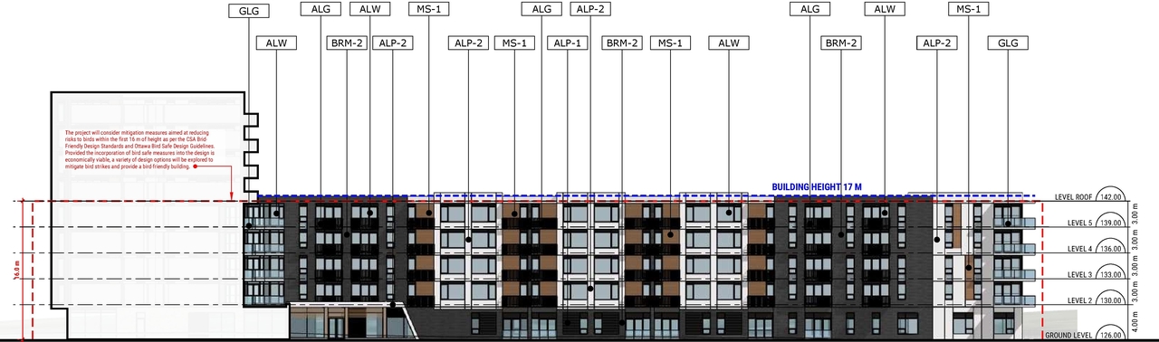 Rendering of building from page 71 of the file '2025-04-03 - UDRP DESIGN BRIEF - D02-02-24-0086'