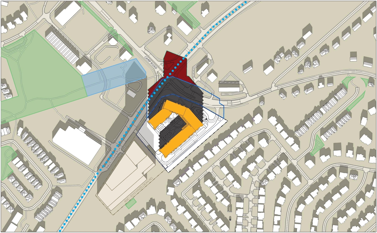Construction site plan for project from page 103 of the file '2025-04-03 - UDRP DESIGN BRIEF - D02-02-24-0086'