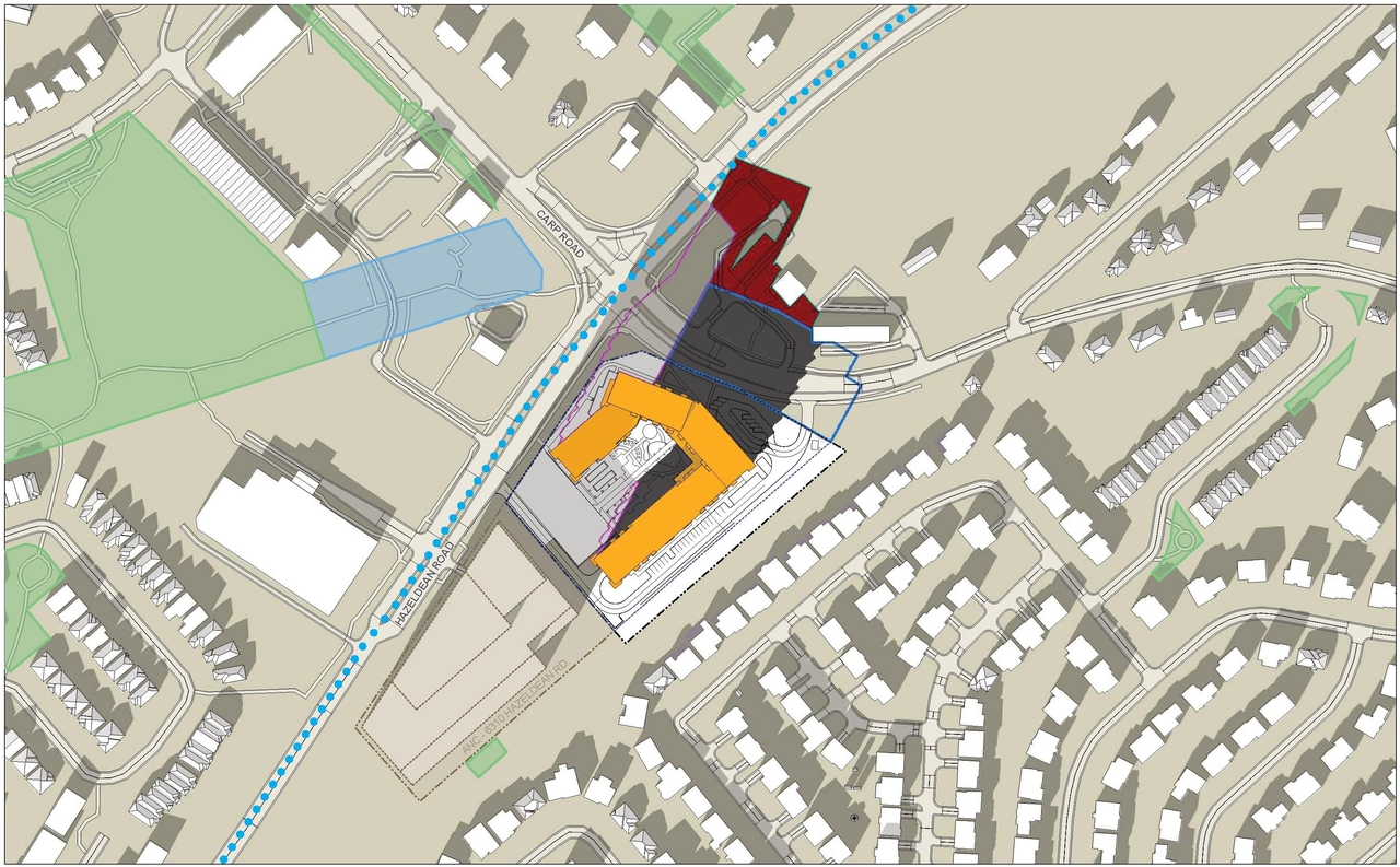 Construction site plan for project from page 105 of the file '2025-04-03 - UDRP DESIGN BRIEF - D02-02-24-0086'