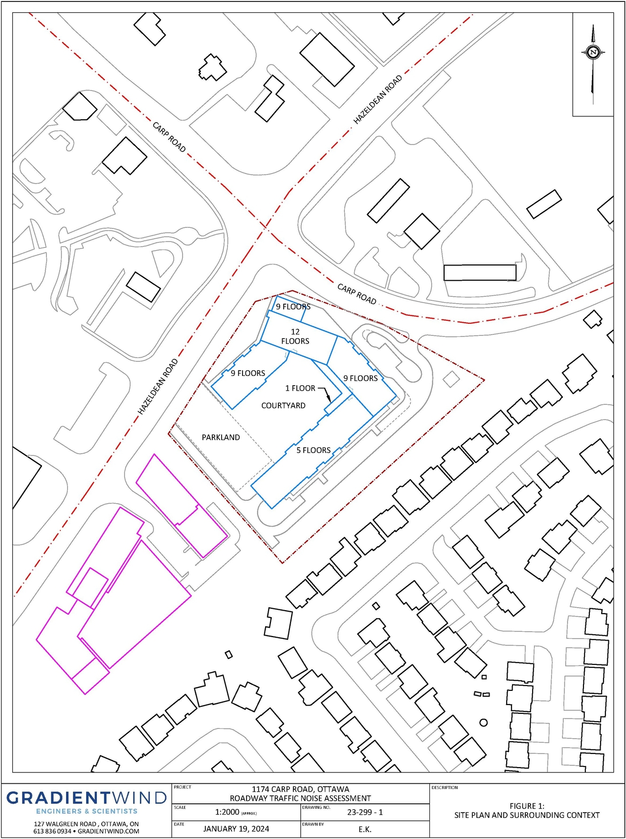 Construction site plan for project from page 154 of the file '2025-04-03 - UDRP DESIGN BRIEF - D02-02-24-0086'
