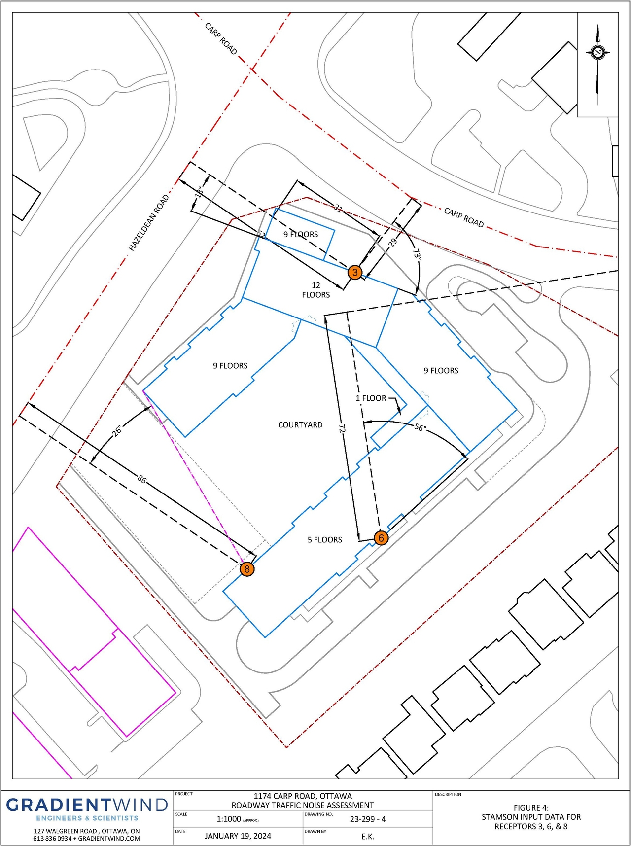 Construction site plan for project from page 157 of the file '2025-04-03 - UDRP DESIGN BRIEF - D02-02-24-0086'