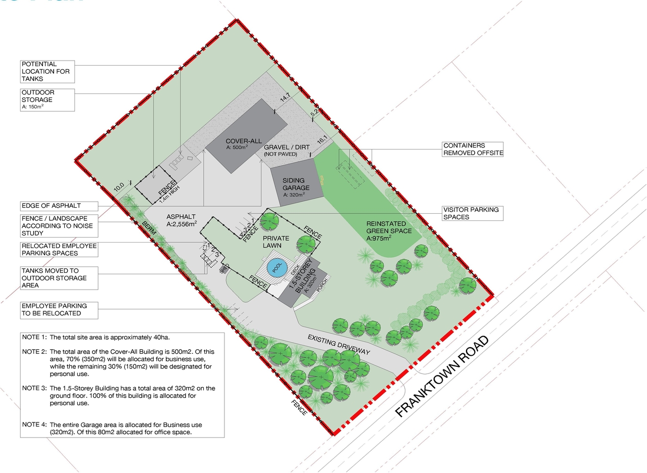 Construction site plan for project from page 12 of the file '2024-12-23 - Design Brief - D02-02-24-0087'