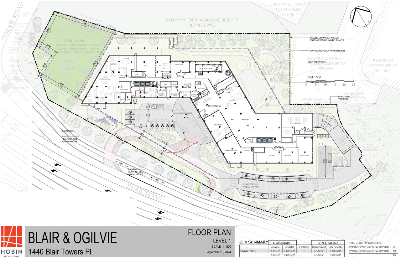 Construction site plan for project from page 46 of the file '2025-03-20 - UDRP Report - D02-02-24-0089'
