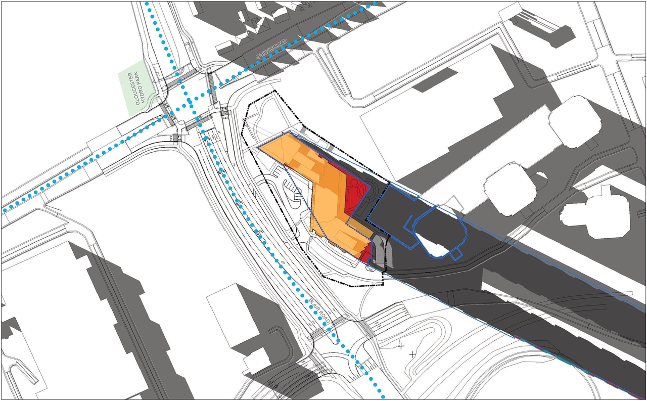 Construction site plan for project from page 74 of the file '2025-03-20 - UDRP Report - D02-02-24-0089'