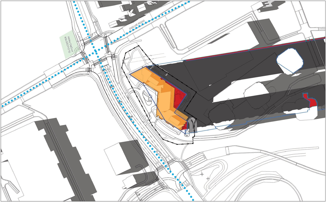 Construction site plan for project from page 85 of the file '2025-03-20 - UDRP Report - D02-02-24-0089'