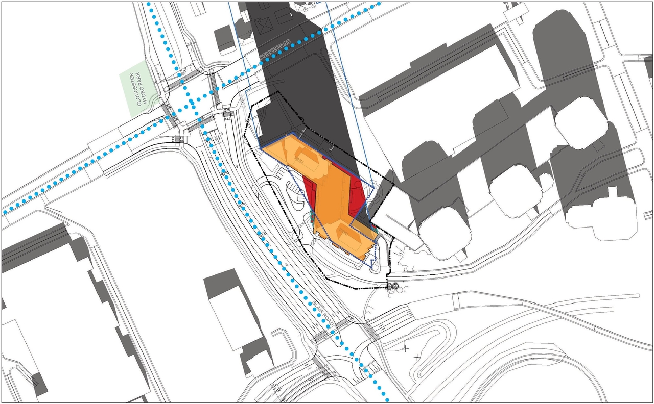 Construction site plan for project from page 88 of the file '2025-03-20 - UDRP Report - D02-02-24-0089'