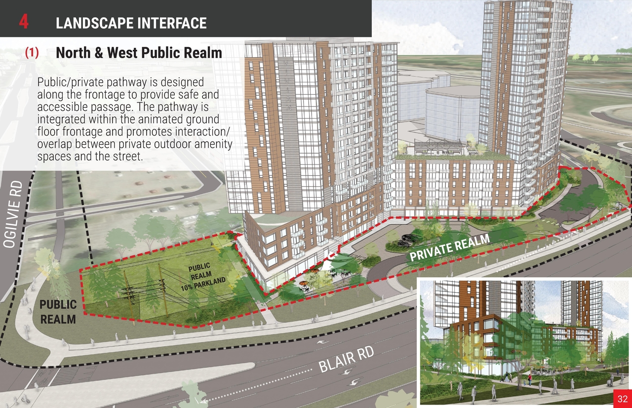 Construction site plan for project from page 32 of the file '2025-03-20 - Urban Design Brief - D02-02-24-0089'