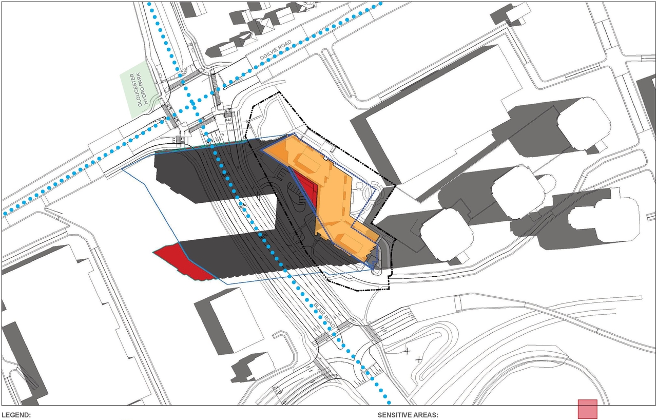 Construction site plan for project from page 63 of the file '2025-03-20 - Urban Design Brief - D02-02-24-0089'