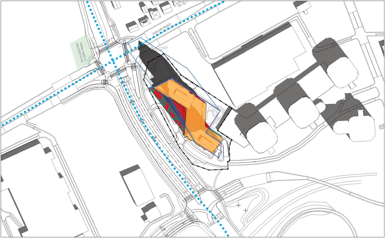 Construction site plan for project from page 79 of the file '2025-03-20 - Urban Design Brief - D02-02-24-0089'