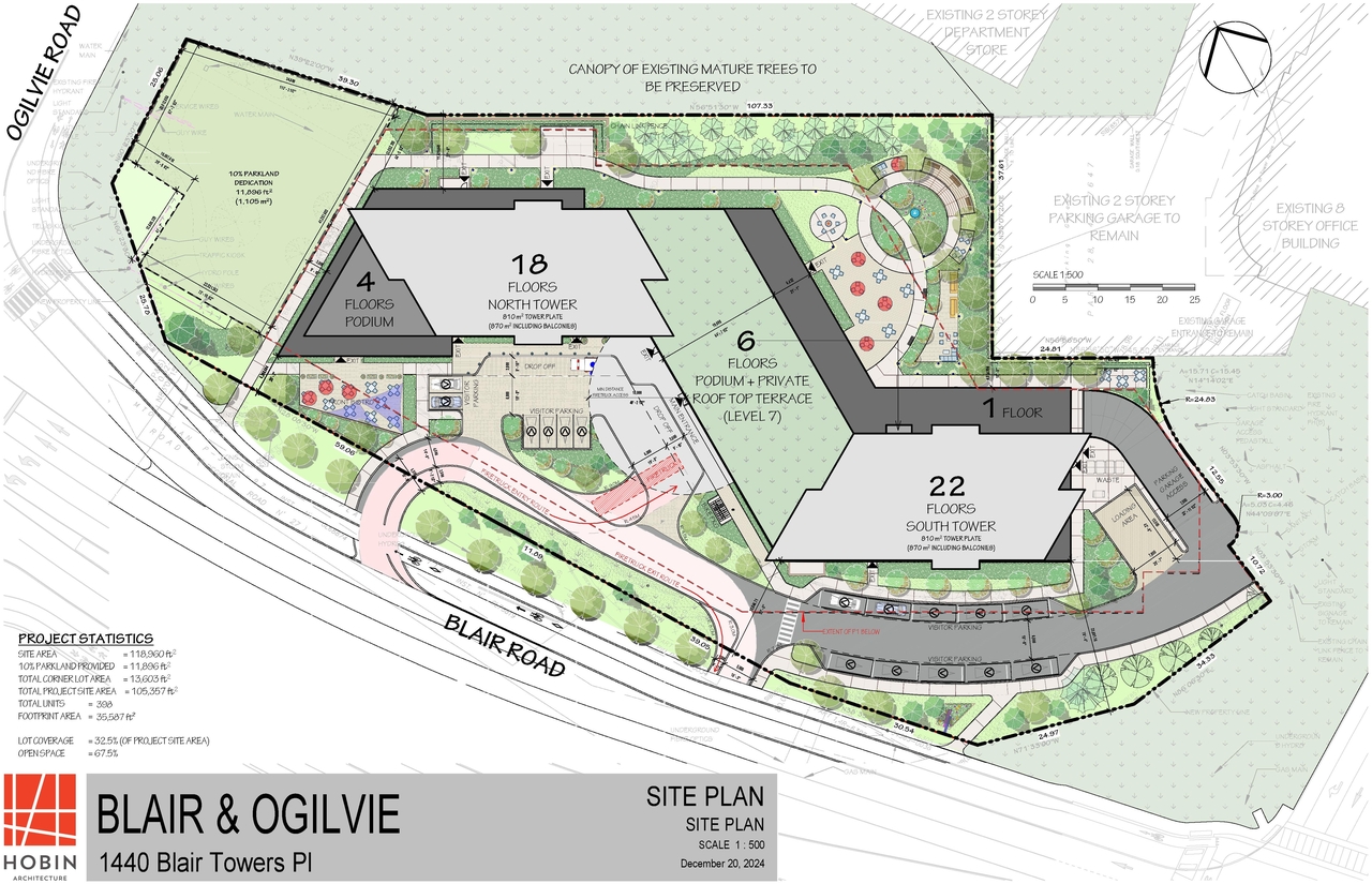 Construction site plan for project from page 44 of the file '2024-12-23 - UDRP Report - D02-02-24-0089'