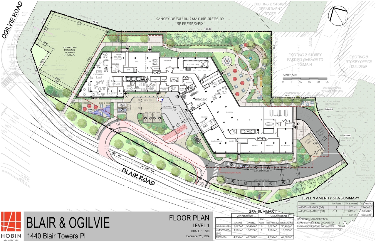 Construction site plan for project from page 47 of the file '2024-12-23 - UDRP Report - D02-02-24-0089'