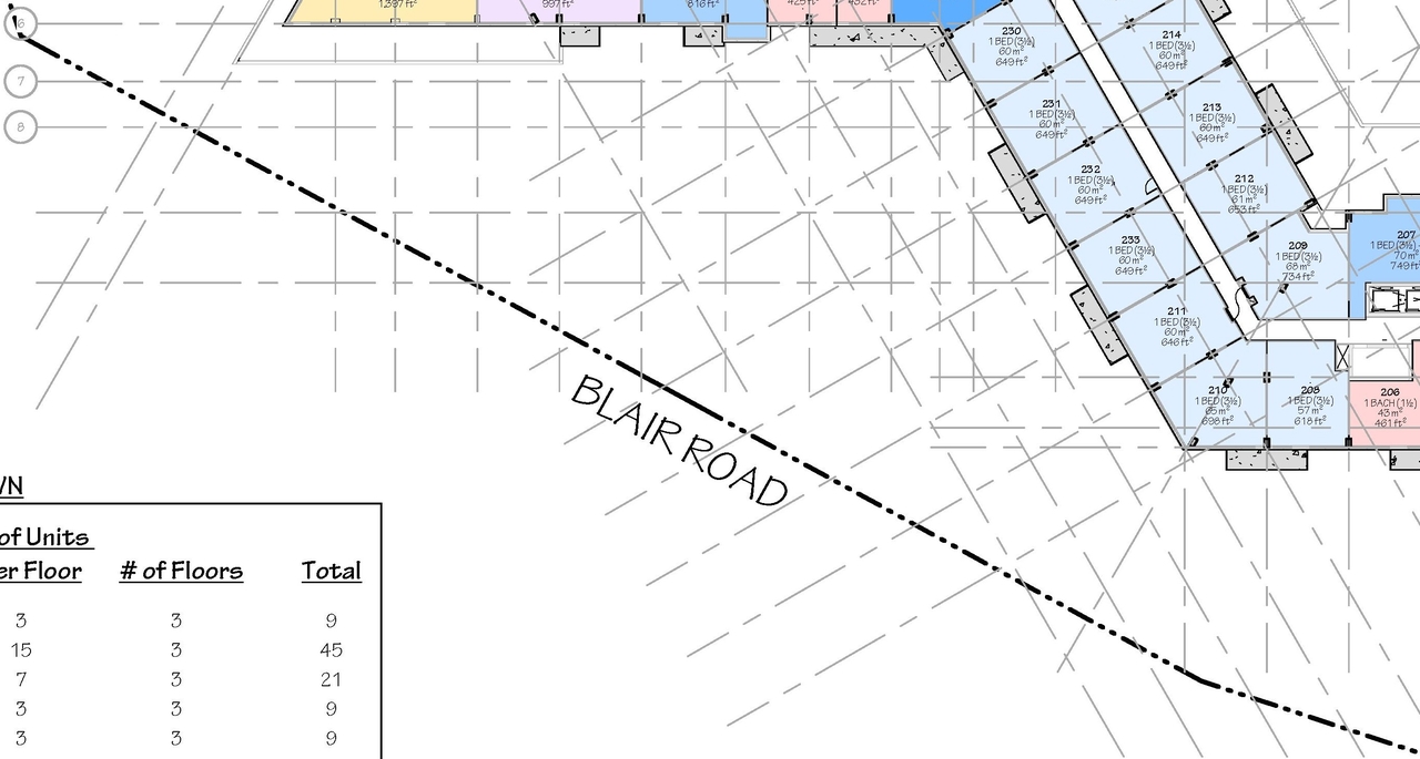 Construction site plan for project from page 48 of the file '2024-12-23 - UDRP Report - D02-02-24-0089'