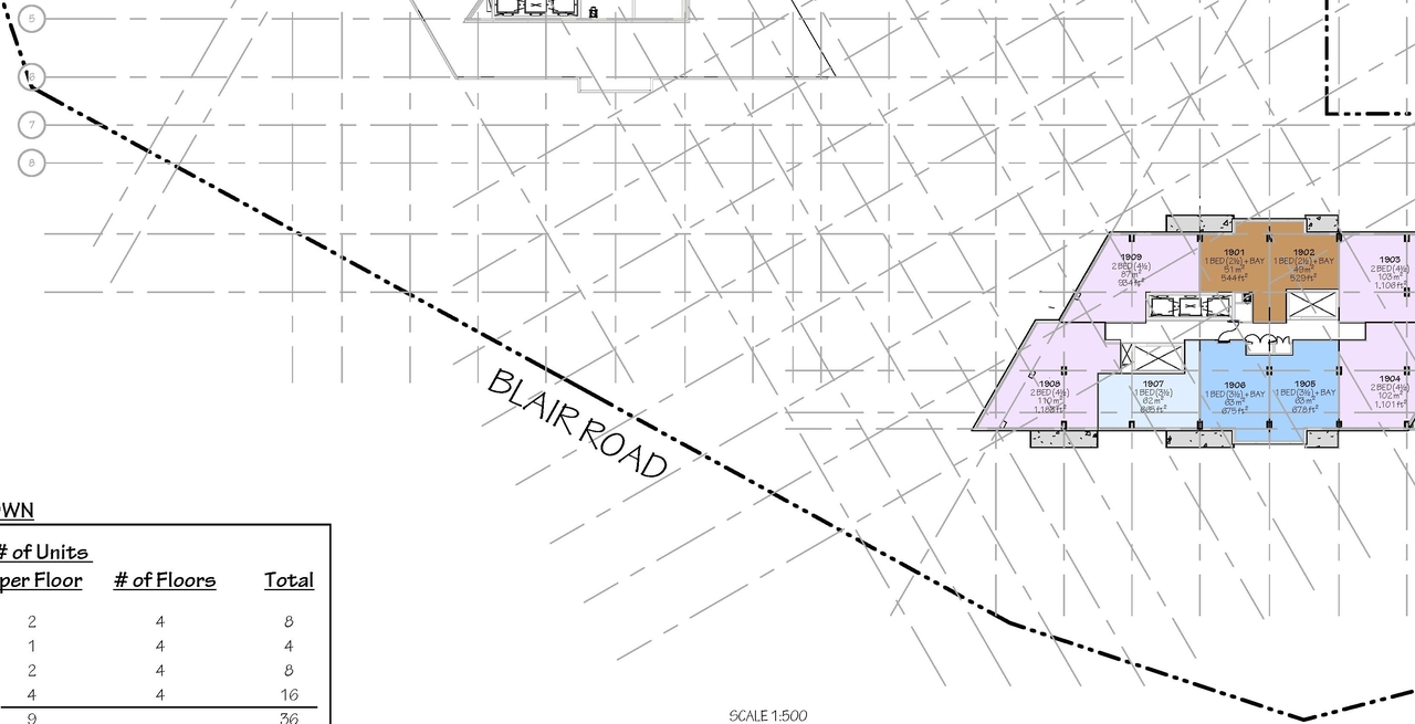 Construction site plan for project from page 53 of the file '2024-12-23 - UDRP Report - D02-02-24-0089'