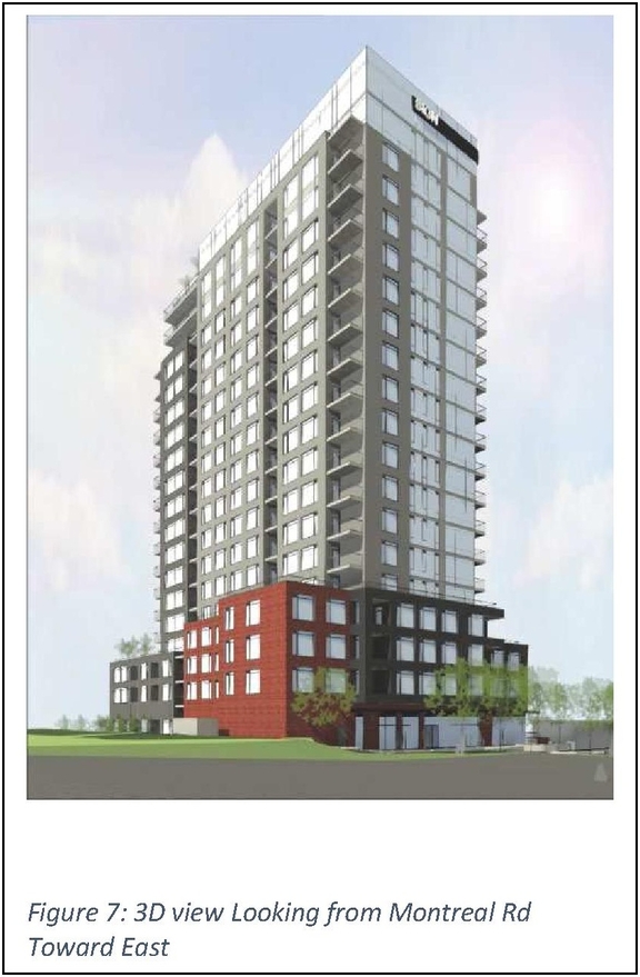 Rendering of building from page 7 of the file '2024-12-24 - Urban Design Brief Rev 2 - D02-02-24-0091'