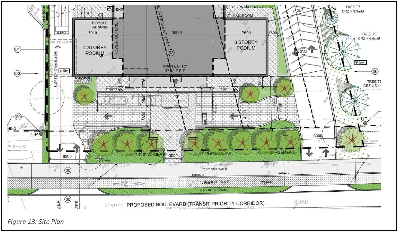 Construction site plan for project from page 9 of the file '2024-12-24 - Urban Design Brief Rev 2 - D02-02-24-0091'