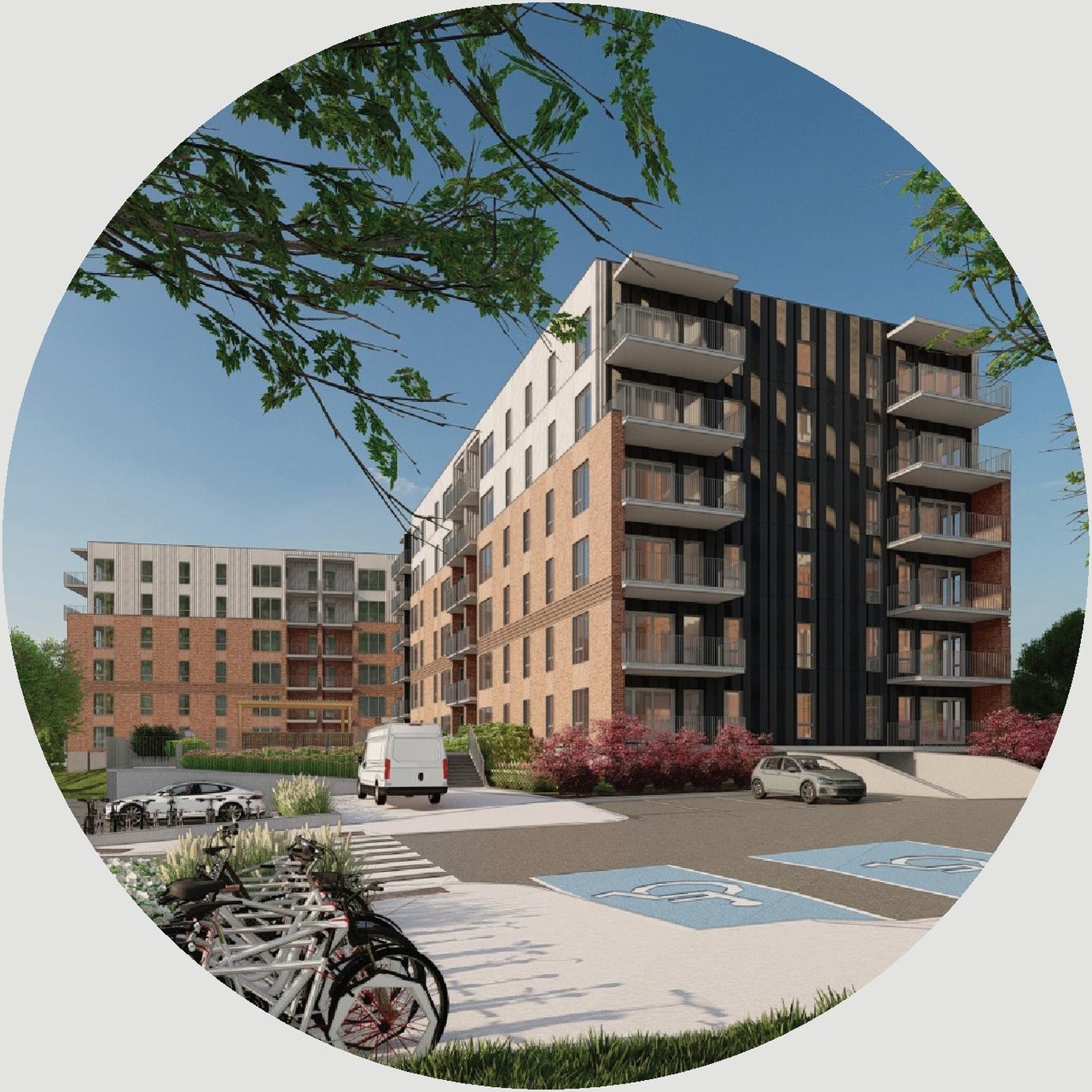 Rendering of building from page 1 of the file '2025-05-12 - Renderings - D02-02-25-0005'