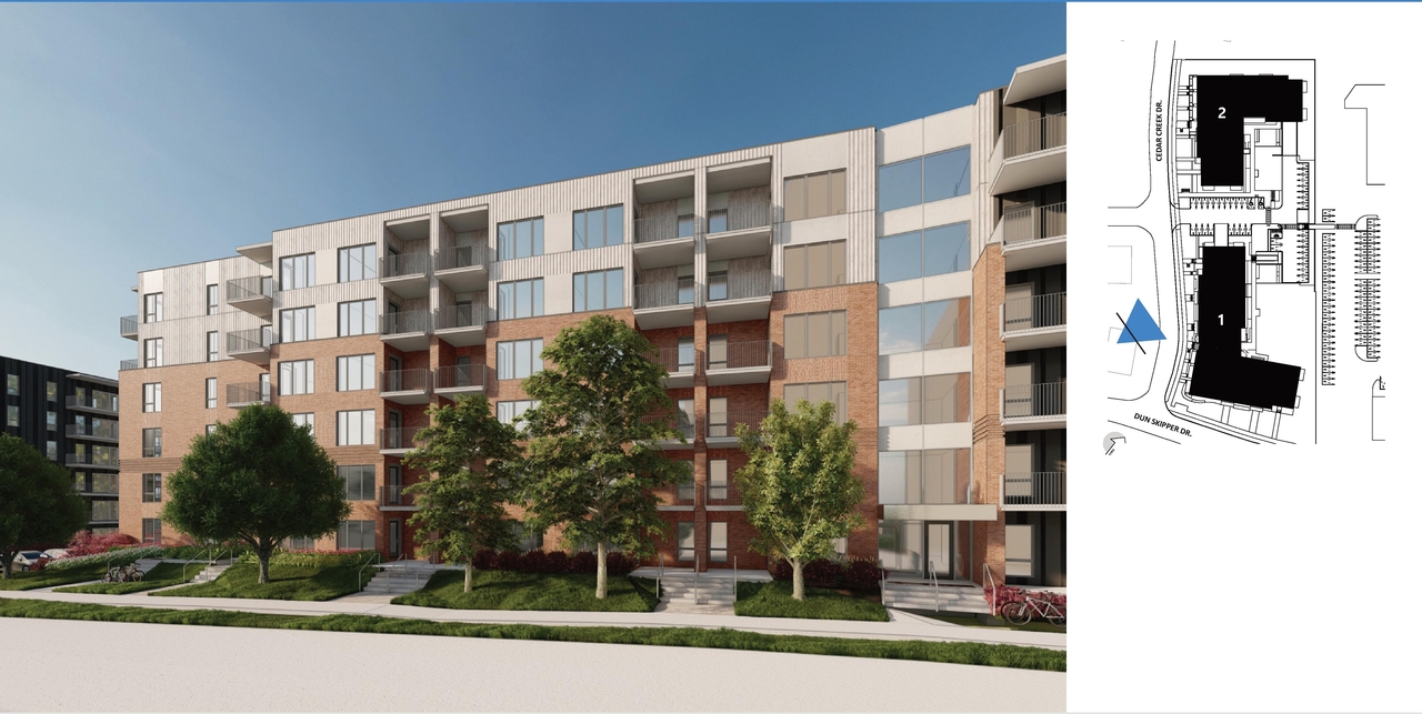 Rendering of building from page 6 of the file '2025-05-12 - Renderings - D02-02-25-0005'