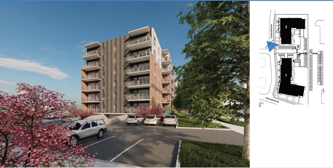 Rendering of building from page 9 of the file '2025-05-12 - Renderings - D02-02-25-0005'