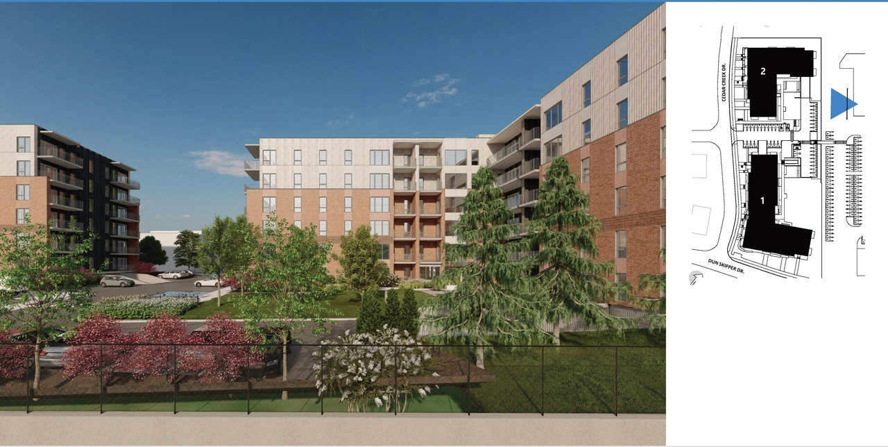 Rendering of building from page 13 of the file '2025-05-12 - Renderings - D02-02-25-0005'