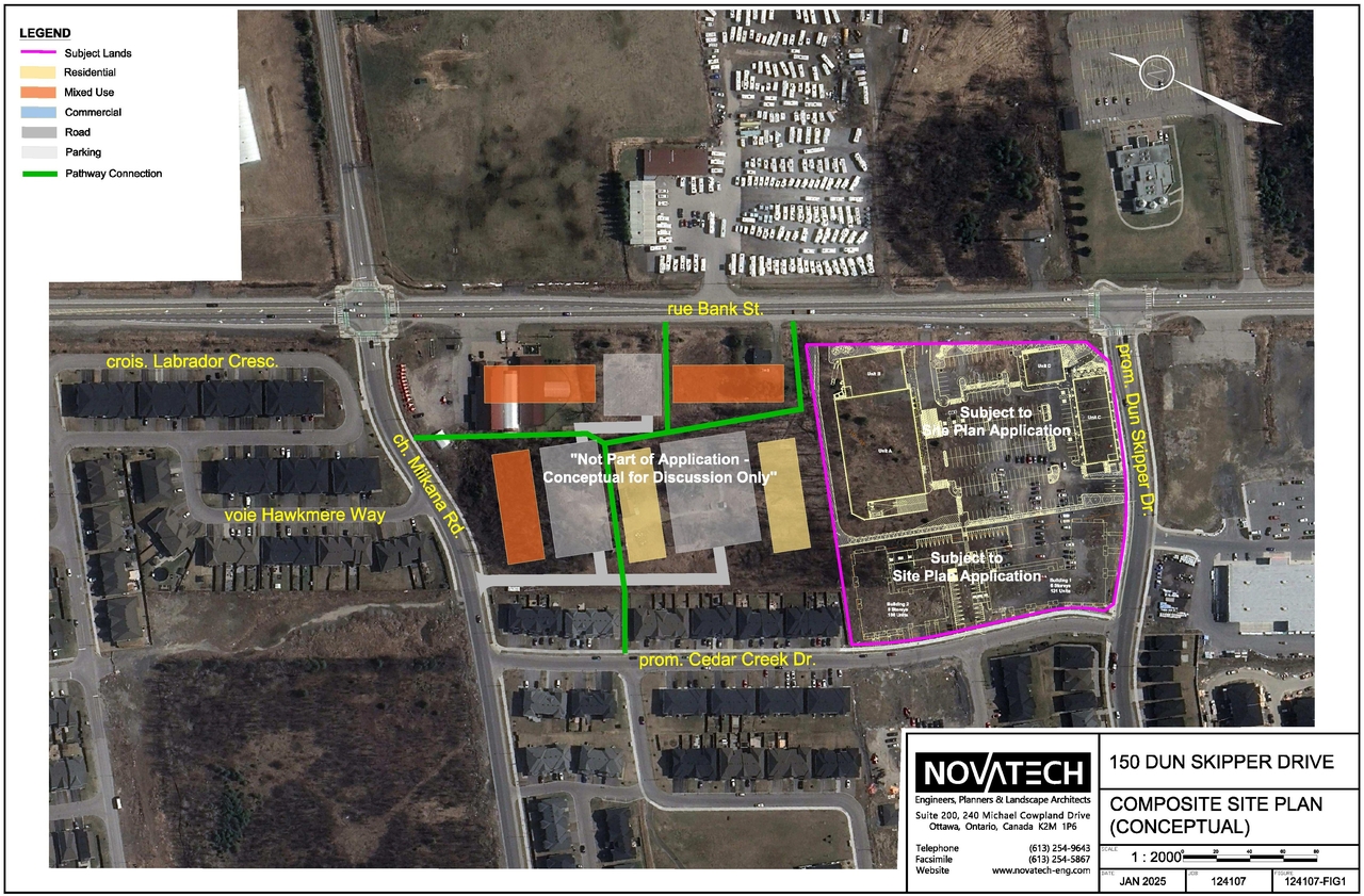 Construction site plan for project from page 12 of the file '2025-01-22 - (Residential) Urban Design Brief - D02-02-25-0005'