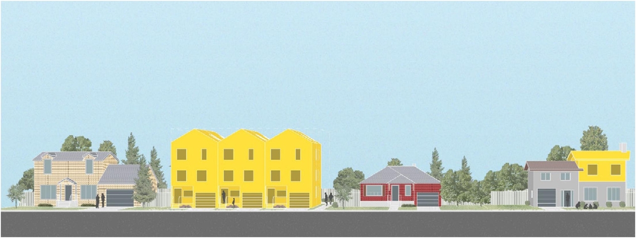 Rendering of building from page 8 of the file 'neighbourhood_renderings'