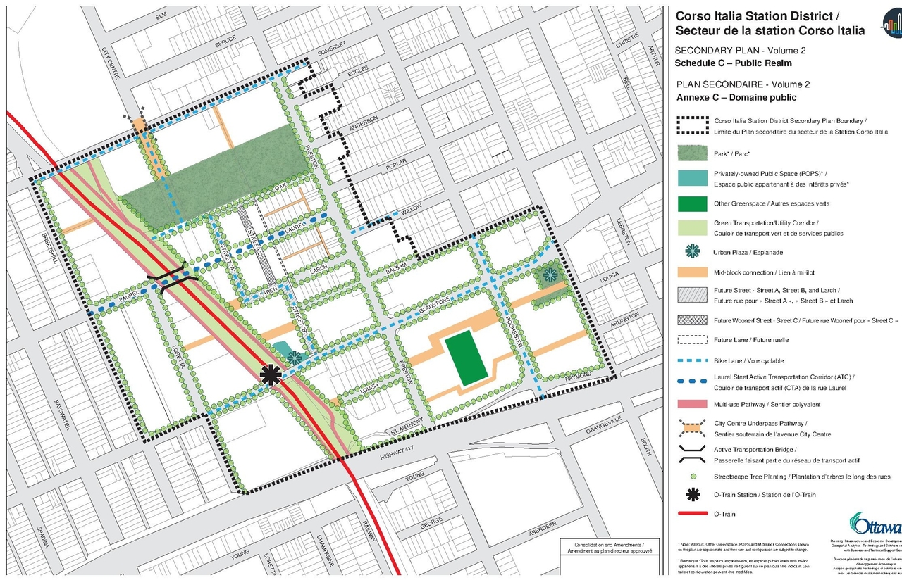 Construction site plan for project from page 7 of the file '2025-03-05 - Urban Design Review Panel Report - D02-02-25-0015'