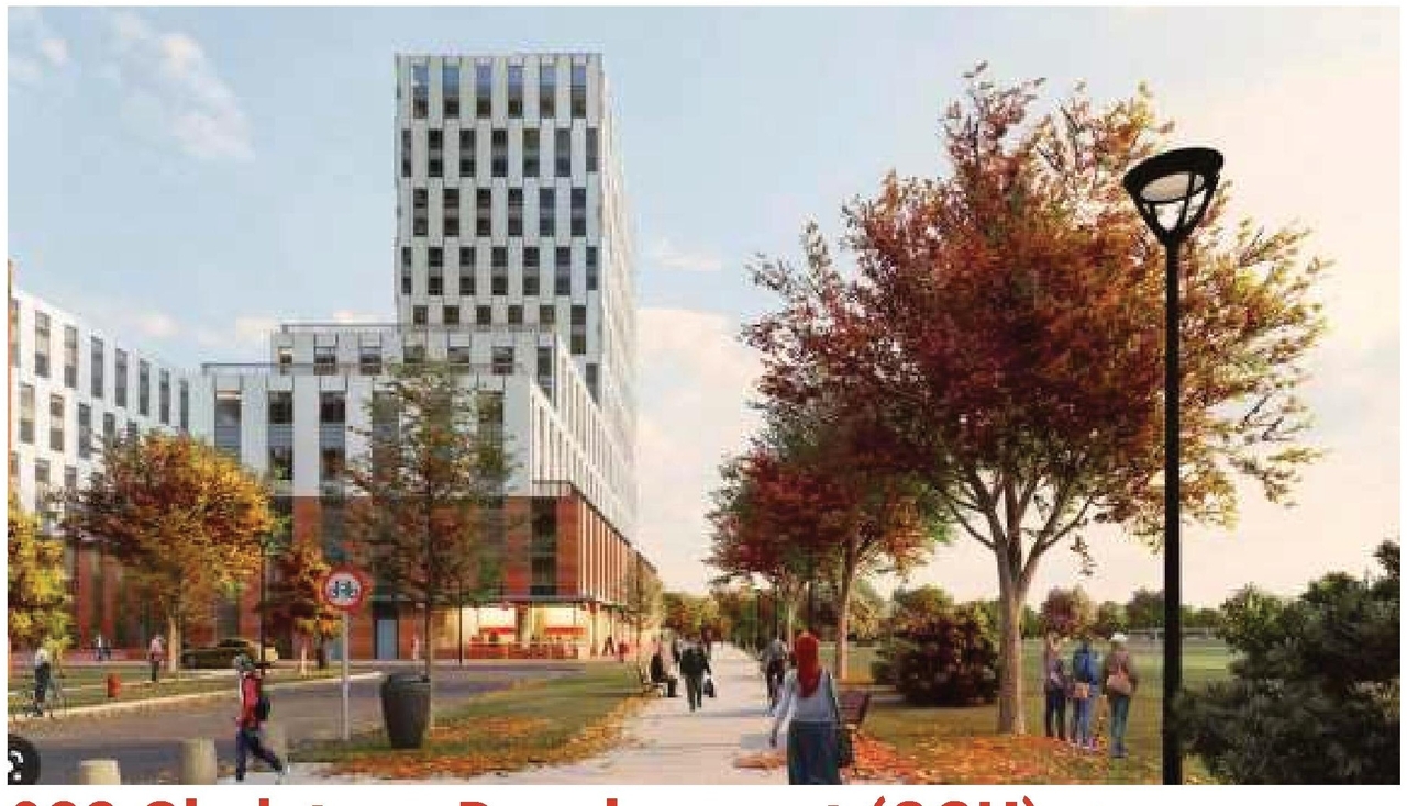 Rendering of building from page 9 of the file '2025-03-05 - Urban Design Review Panel Report - D02-02-25-0015'