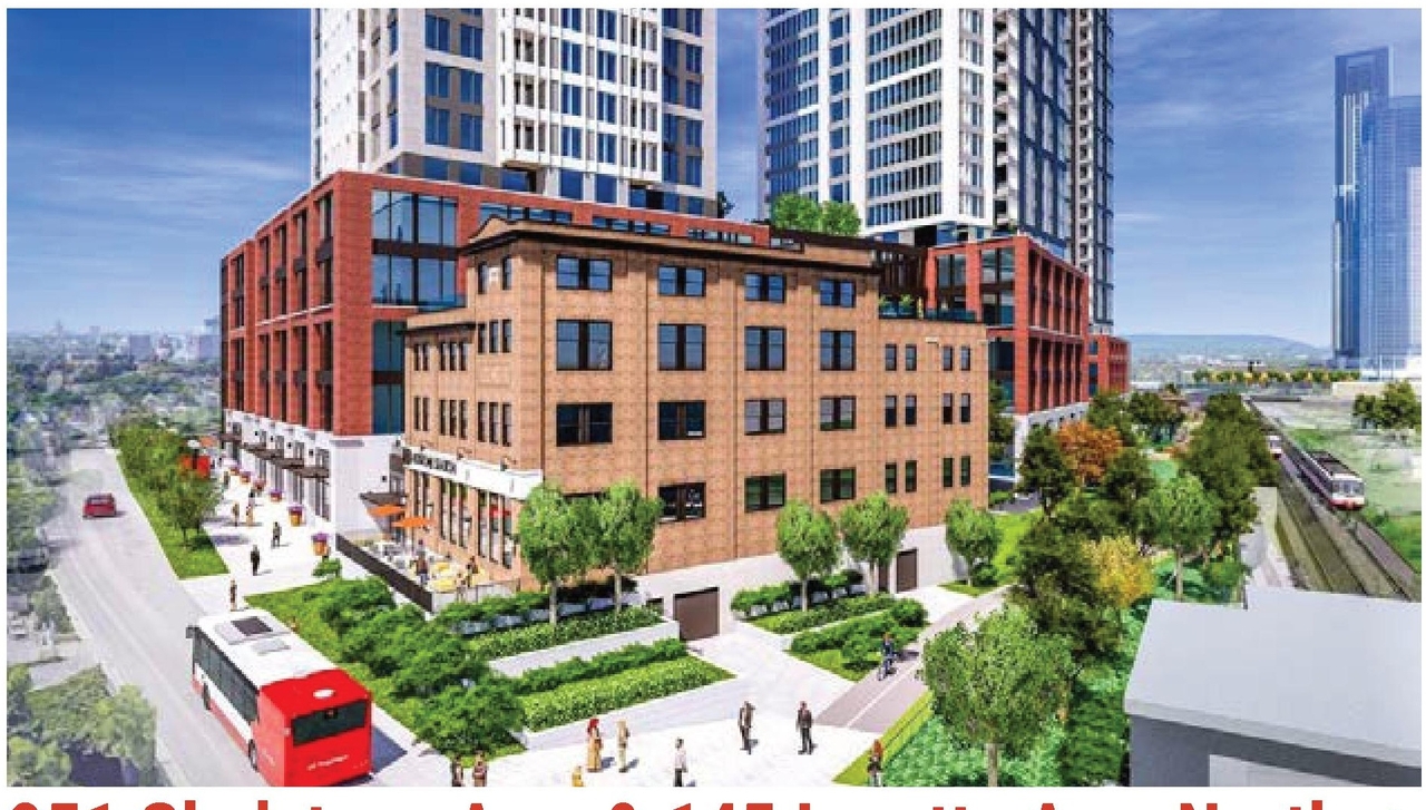 Rendering of building from page 9 of the file '2025-03-05 - Urban Design Review Panel Report - D02-02-25-0015'