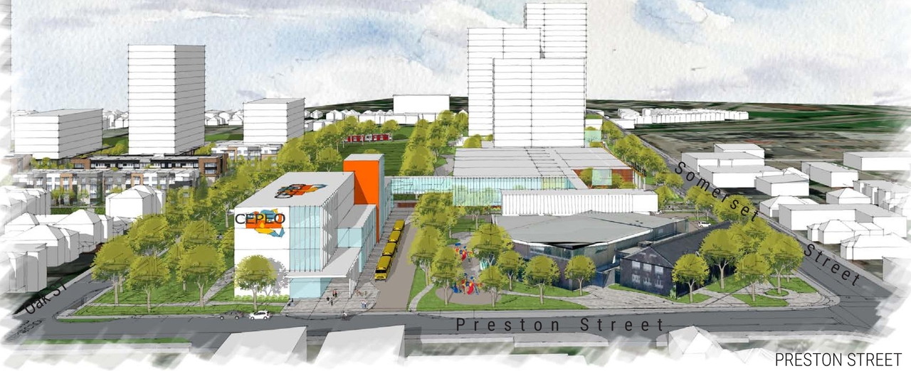 Rendering of building from page 37 of the file '2025-03-05 - Urban Design Review Panel Report - D02-02-25-0015'