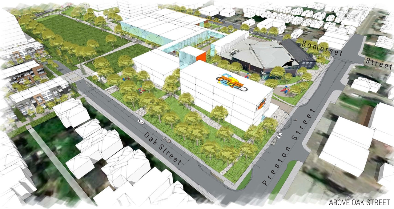 Construction site plan for project from page 40 of the file '2025-03-05 - Urban Design Review Panel Report - D02-02-25-0015'
