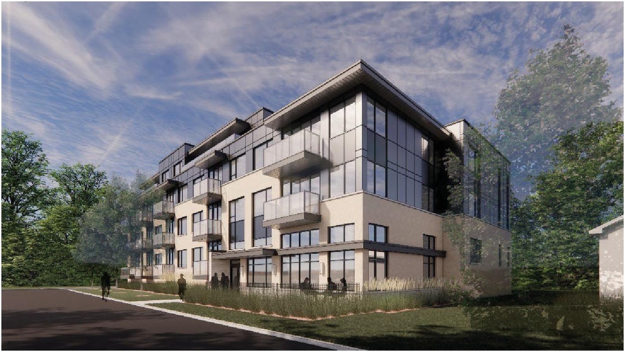 Rendering of building from page 1 of the file '2025-03-07 - Design Brief - D02-02-25-0016'