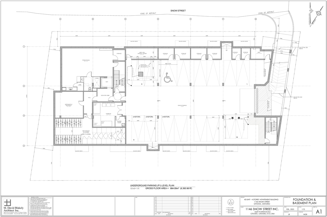 Floor plan for project from page 1 of the file '2025-03-07 - Floor Plans 1 to 5 - D02-02-25-0016'