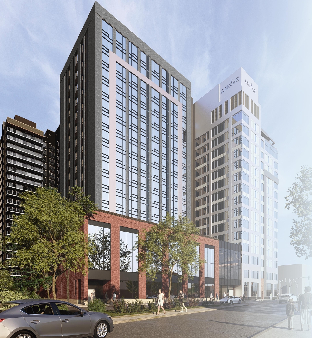 Rendering of building from page 7 of the file '2025-08-05 - UDRP Report - D02-02-25-0020'