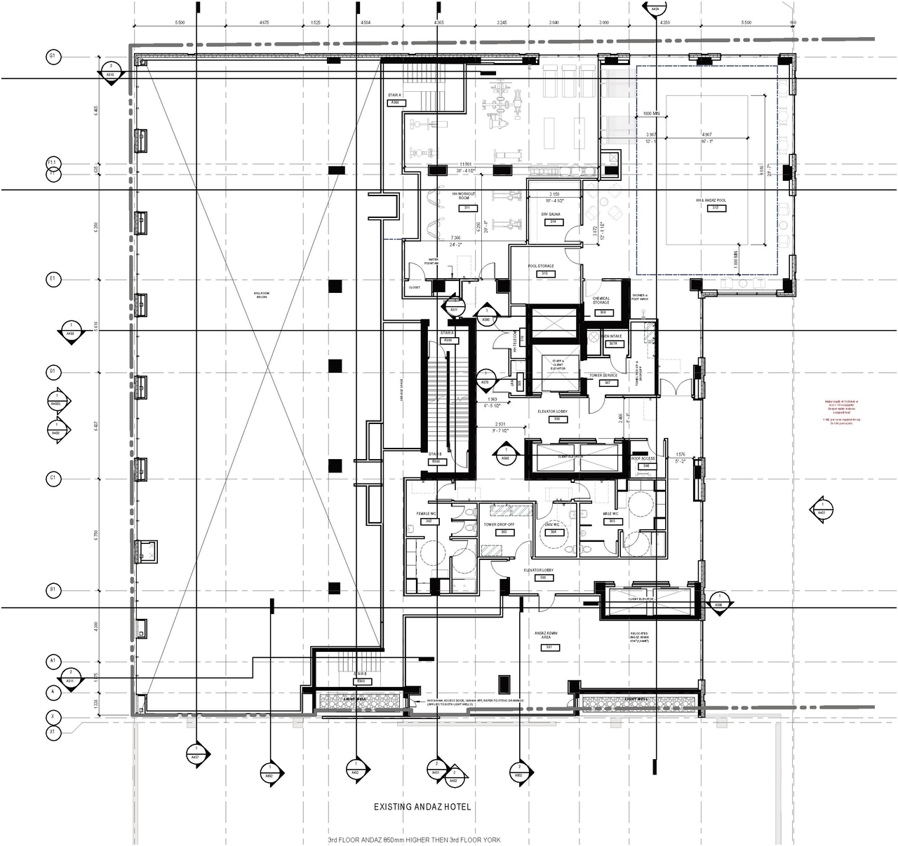 Floor plan for project from page 43 of the file '2025-08-05 - UDRP Report - D02-02-25-0020'