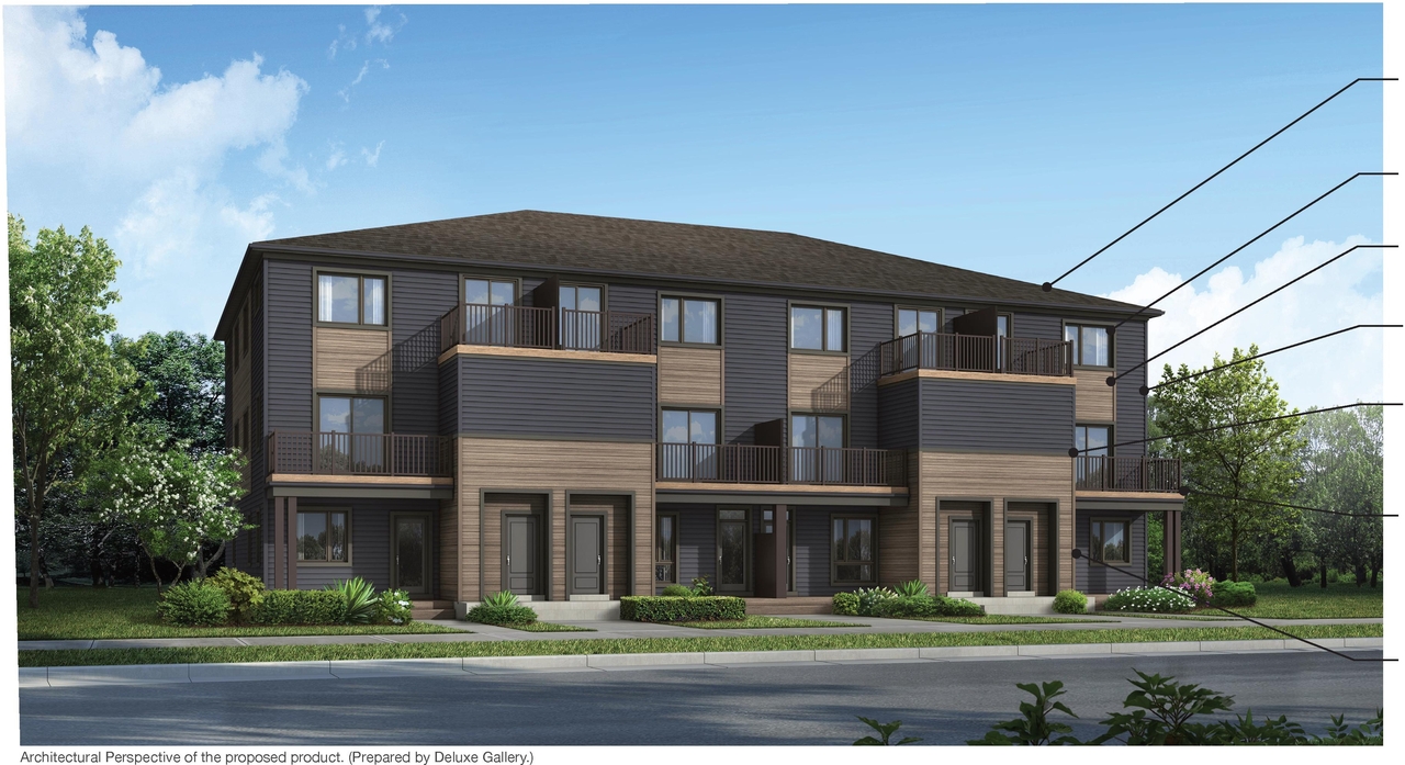 Rendering of building from page 15 of the file '2025-05-16 - Urban Design Brief - D02-02-25-0031'