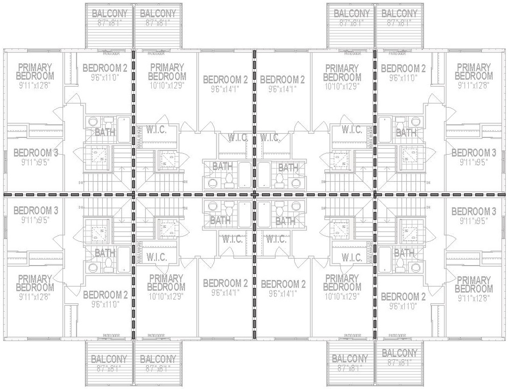 Floor plan for project from page 18 of the file '2025-05-16 - Urban Design Brief - D02-02-25-0031'