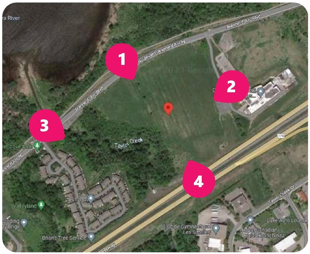 Construction site plan for project from page 3 of the file '2025-06-02 - Design Brief - D02-02-25-0037'