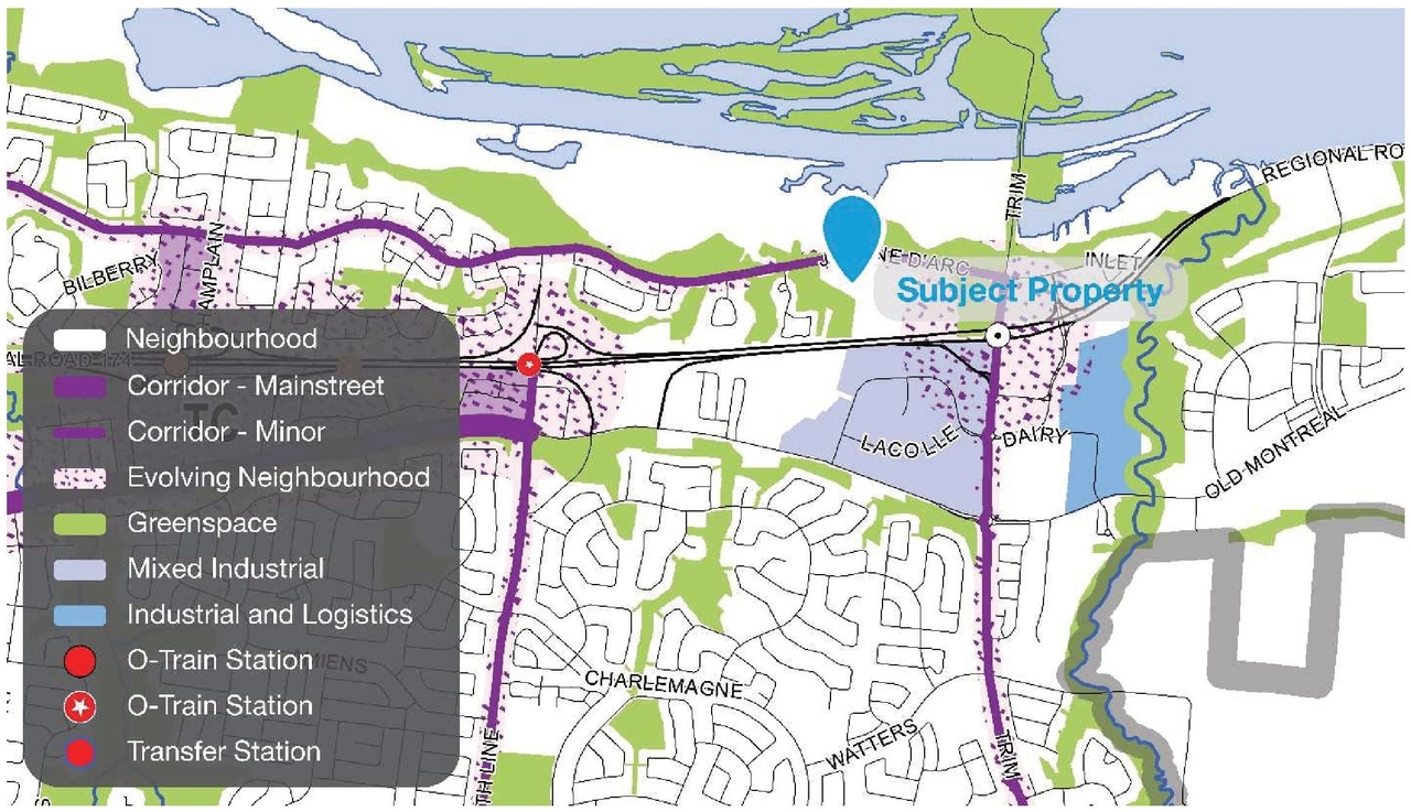 Construction site plan for project from page 6 of the file '2025-06-02 - Design Brief - D02-02-25-0037'