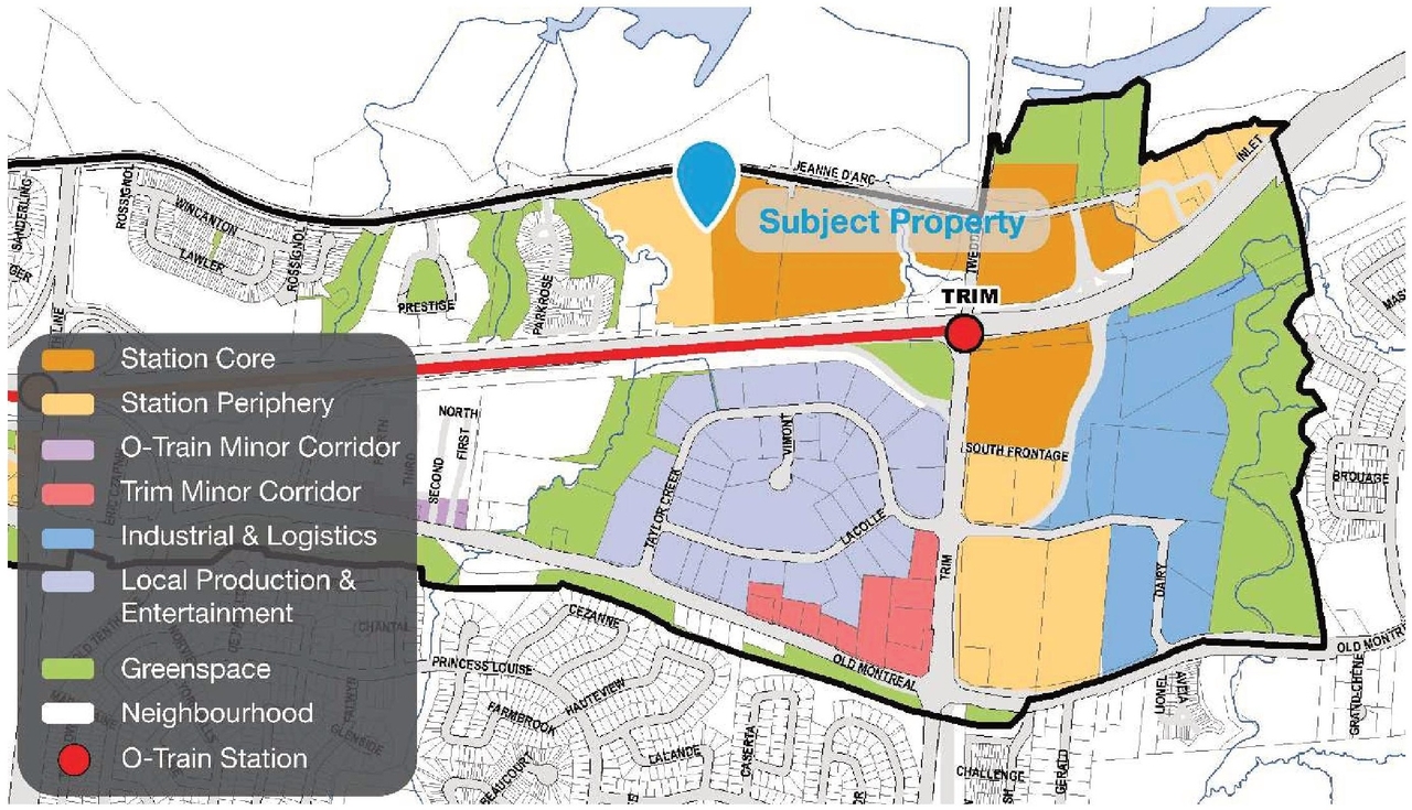 Construction site plan for project from page 7 of the file '2025-06-02 - Design Brief - D02-02-25-0037'