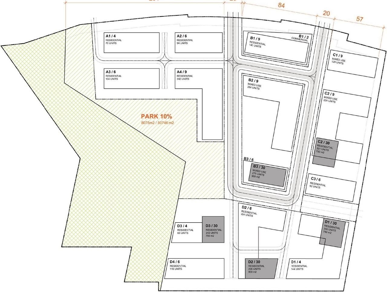 Construction site plan for project from page 10 of the file '2025-06-02 - Design Brief - D02-02-25-0037'