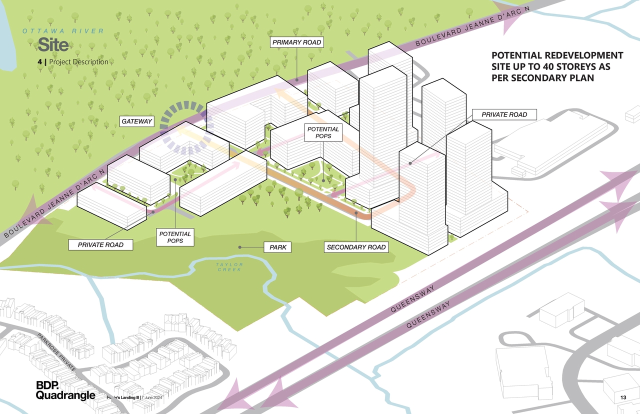 Construction site plan for project from page 13 of the file '2025-06-02 - Design Brief - D02-02-25-0037'