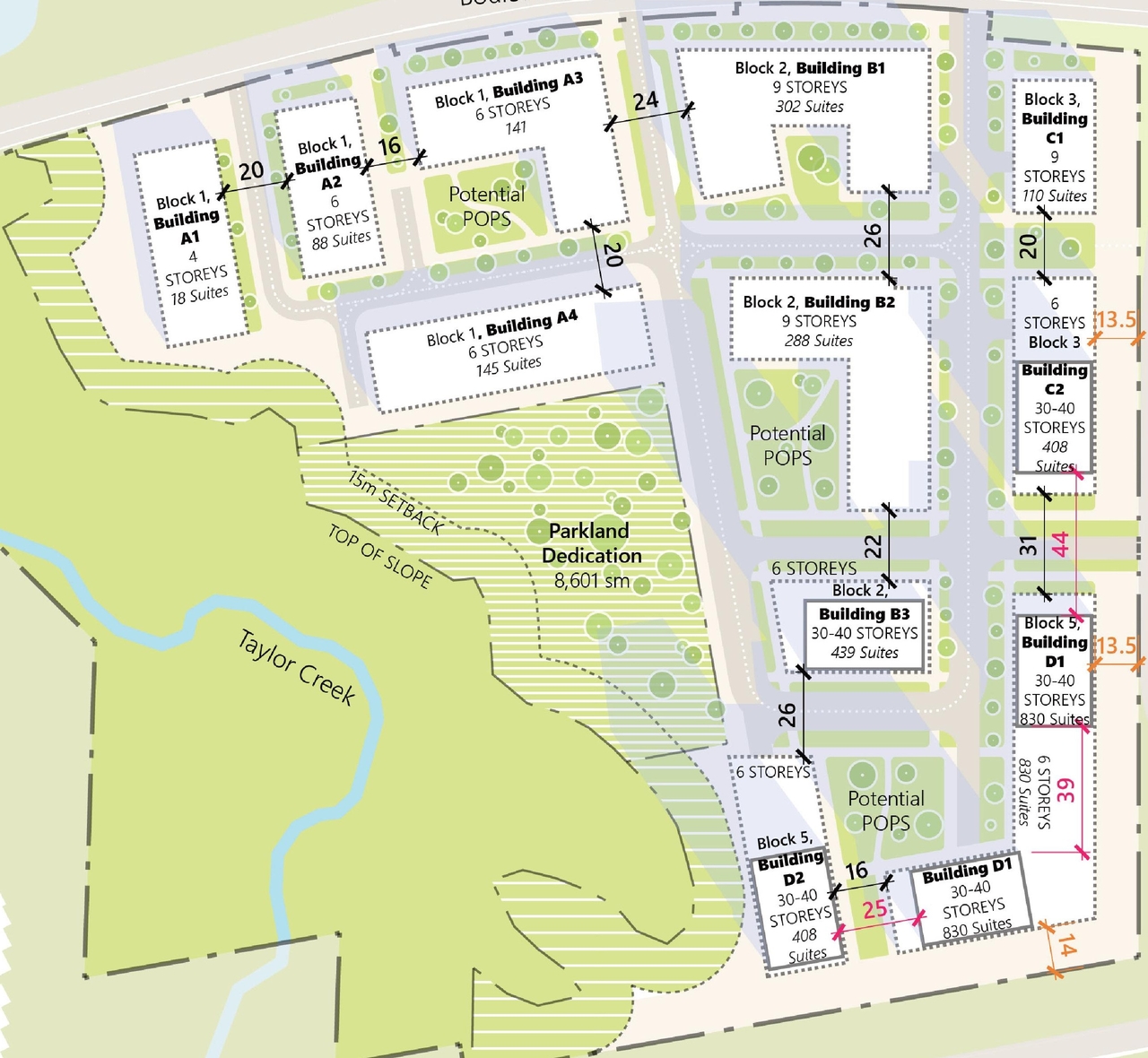 Construction site plan for project from page 14 of the file '2025-06-02 - Design Brief - D02-02-25-0037'
