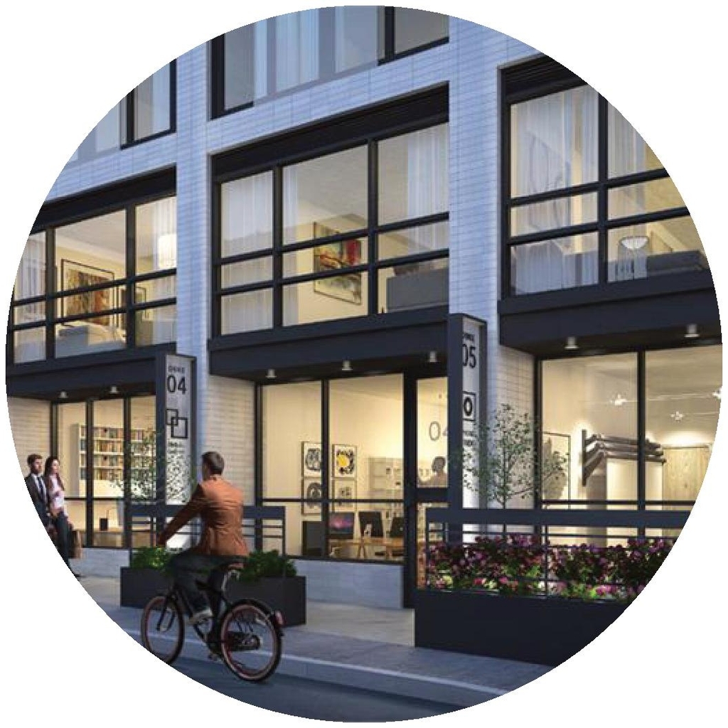 Rendering of building from page 19 of the file '2025-06-02 - Design Brief - D02-02-25-0037'