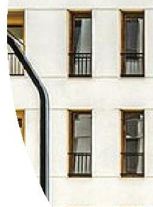 Rendering of building from page 23 of the file '2025-06-02 - Design Brief - D02-02-25-0037'